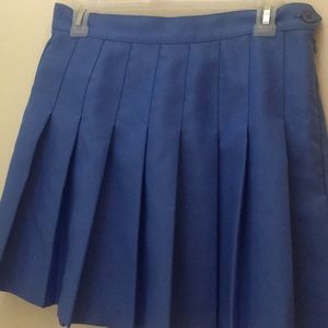 American apparel blue tennis skirt